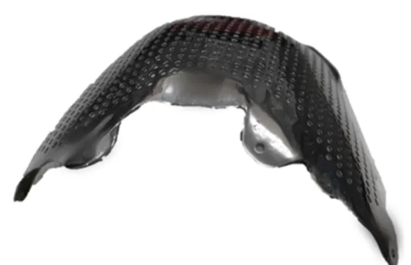 Printed titanium cranial plate