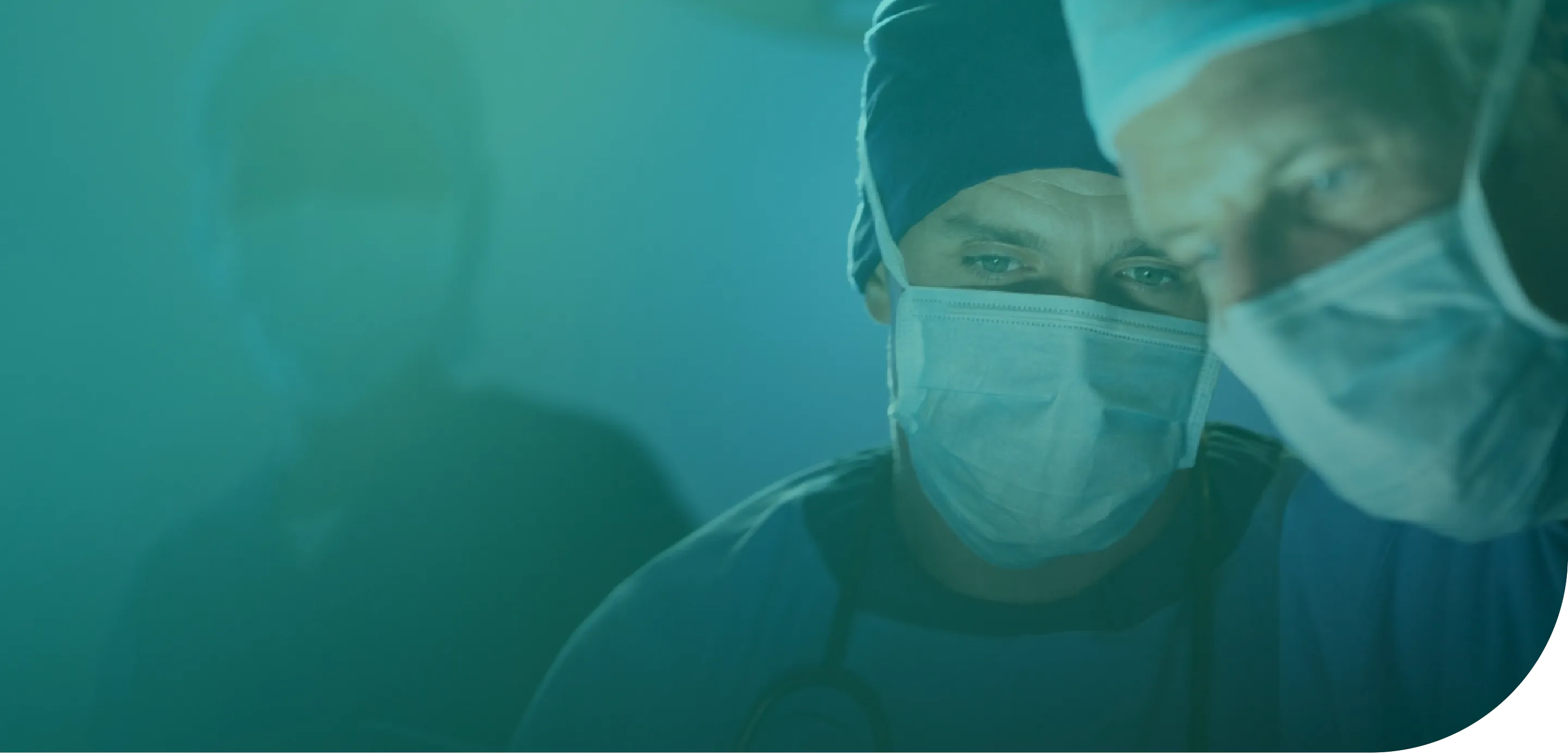 Surgical team in theatre
